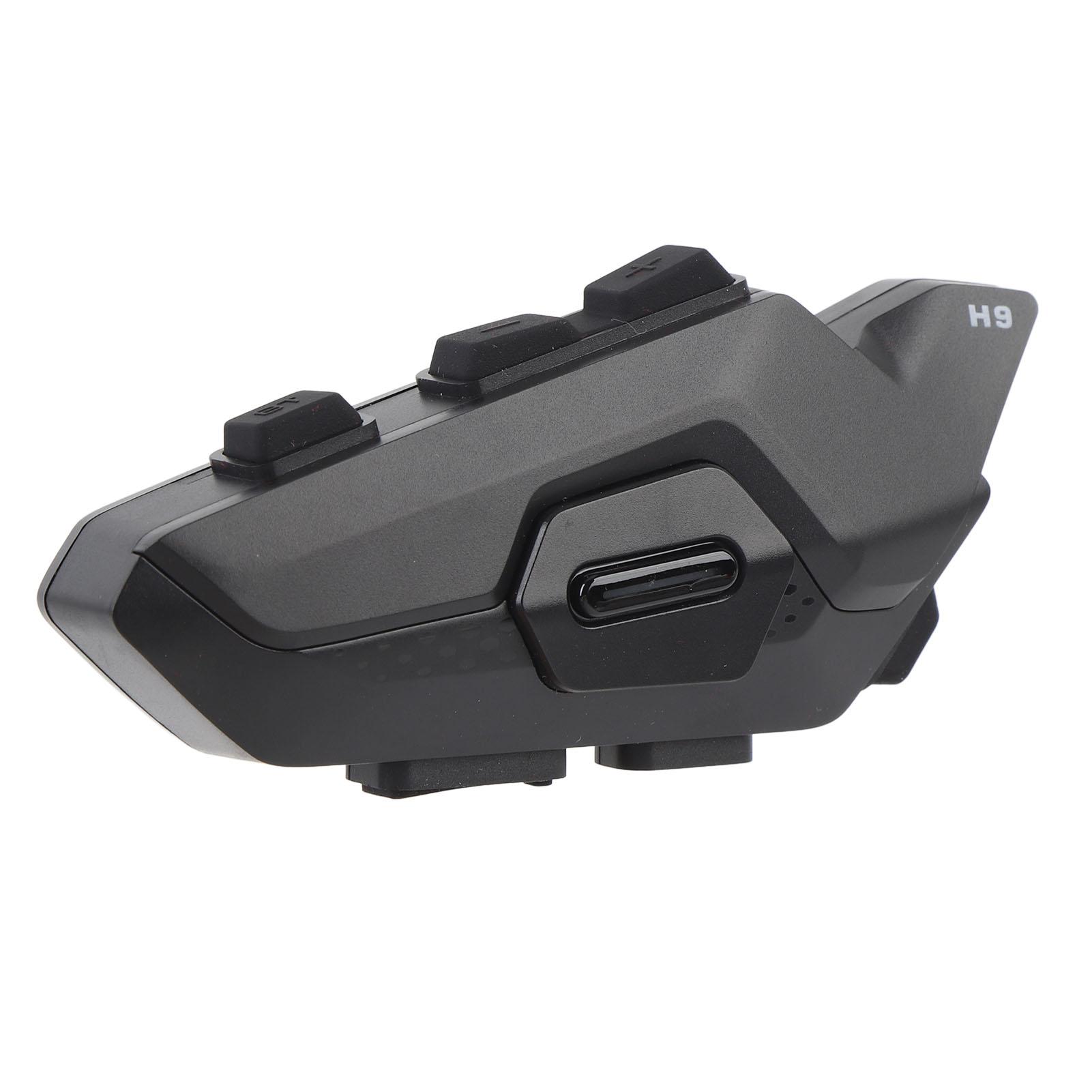 Мотоциклетная Bluetooth-гарнитура с шумоподавлением, дальность 1000 м, длительное время работы, двусторонняя мотоциклетная Bluetooth-гарнитура