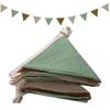 Wimpelkette Banner Flaggen Kinderzimmer Wimpelkette Banner Flaggen Waschbare Baumwolle Stoff Dreieck Wimpel Girlanden für Wohnzimmer und Schlafzimmer