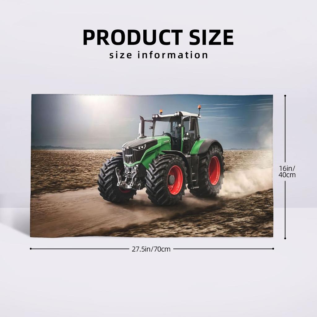 Prosop Moale Față Tractor Fendt Uscare Rapidă Piscină Baie Prosoape Bumbac Absorbant Rapid