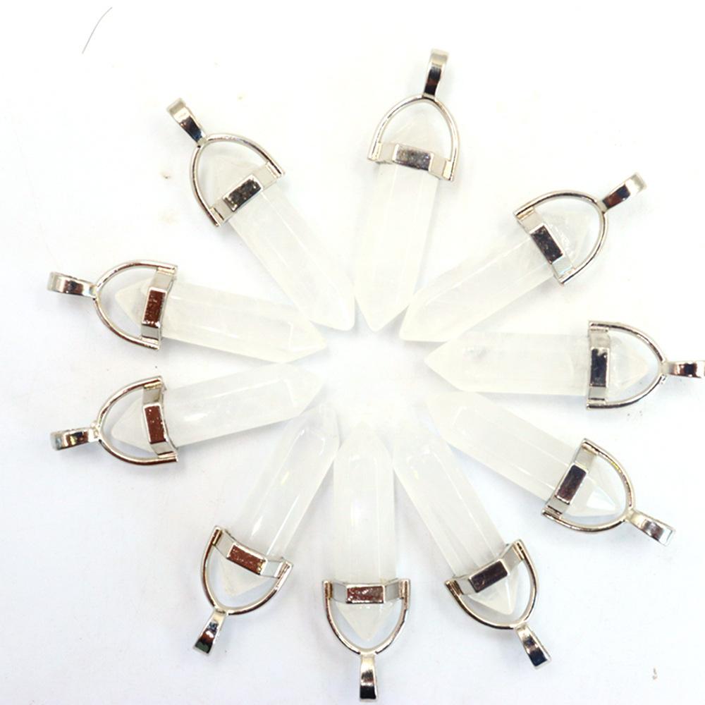 Натуральный кристальный кулон One Size