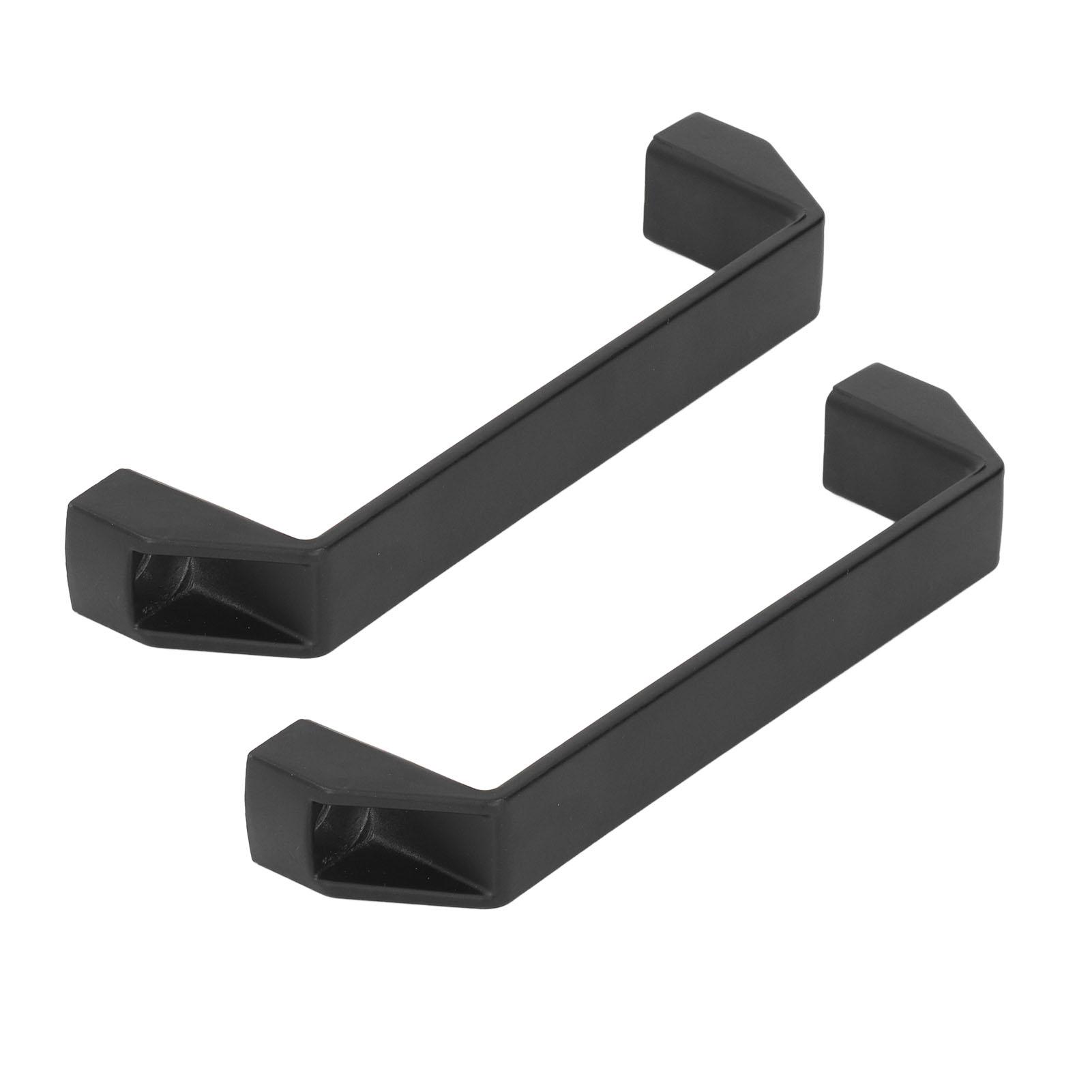 

2 шт. Ручка-скоба для двери 180 мм межцентровое расстояние Сплав алюминия Высокая прочность Ручка для шкафа Современная ручка для ворот Серебристая чёрный