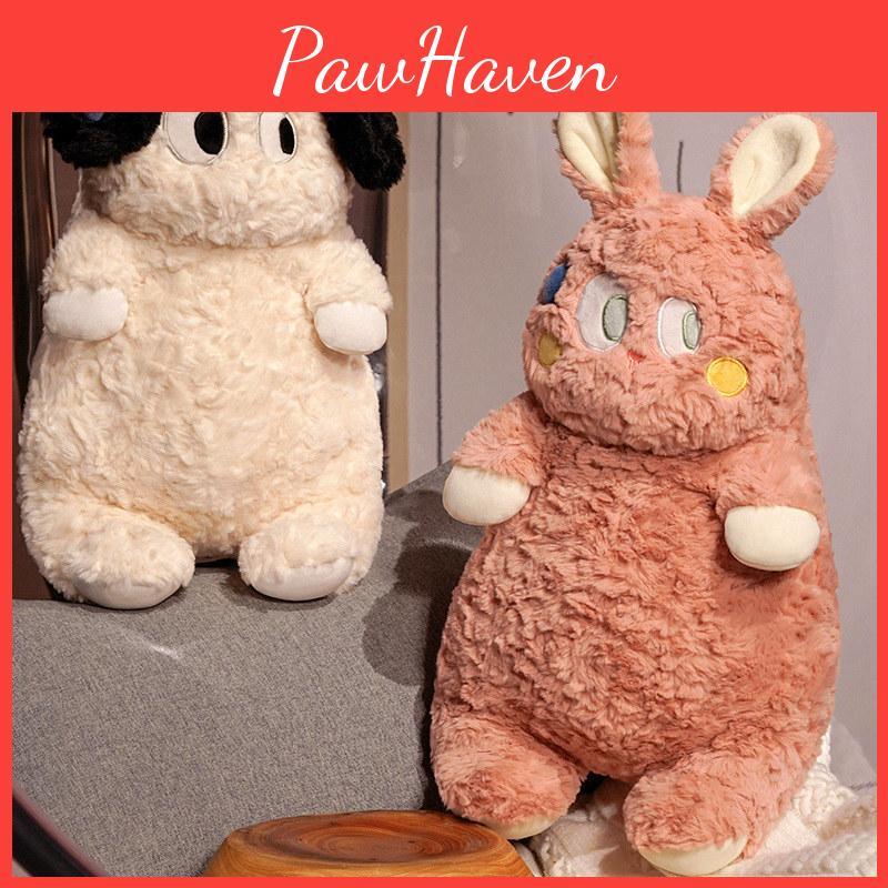 Cute Dog Sweating Doll Big Eyes Cat Plush Toy For Kids Birthday Gift Decor And