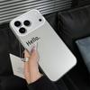 Creative Silver Shell Case for Apple iPhone 17Pro/Air16/15/14/13