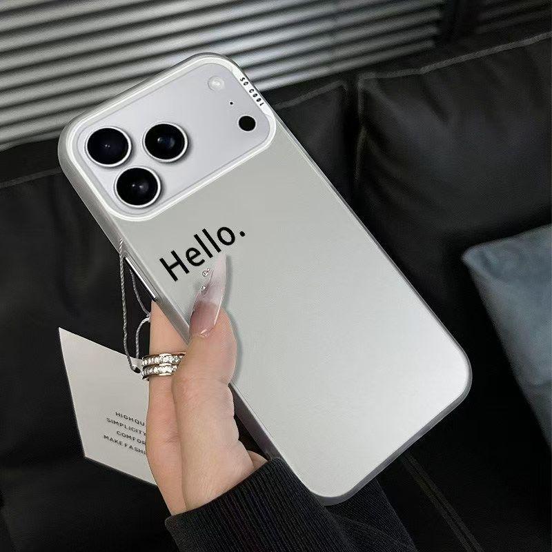 Creative Silver Shell Case for Apple iPhone 17Pro/Air16/15/14/13