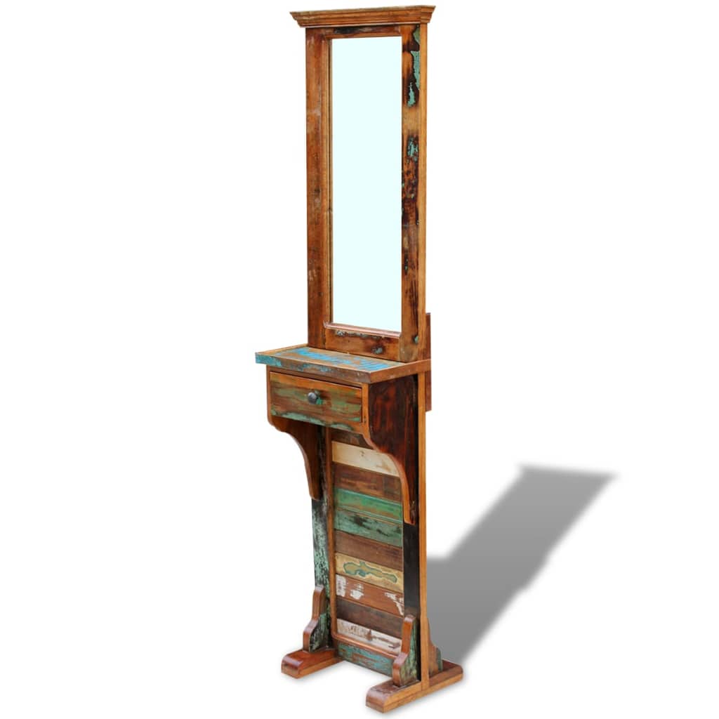 Vidaxl Standing Chandelier, Solid Reclaimed Wood, 47X23X180 Cm