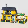 Haus Villa Architektur Cottage Modell Bausteine ​​Ziegel Freunde für Mädchen Strand Hütte Modular Home Village kreative Stadt Shop
