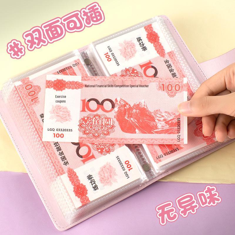 Crystal Clear A6 Password Lock Cash Savings Book Wallet