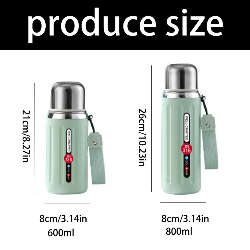 Premium Stainless Steel Thermal Cup Leak Resistant Vacuum Bottle Multiple Color Option For Women Students Professional