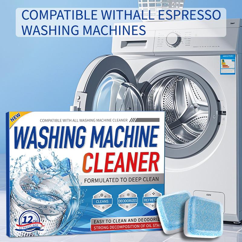 Washing Machine Cleaner Tablet Washer Deep Cleaning Tank Effervescent Descaling Machine Odor Removal Laundry Machine Clean Agent