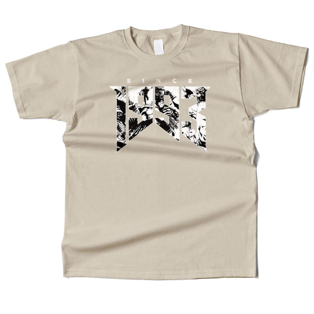 Mens Cotton Doomed Since 1993 Graphic High Quality T Shirt Street Casual Style Tee for Men and Women