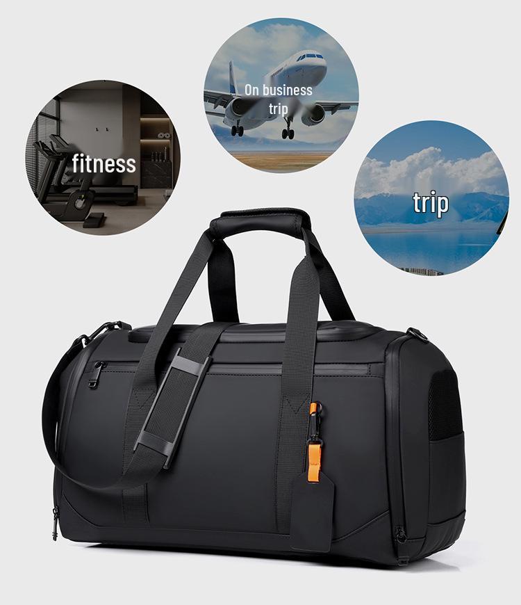 Unisex Waterproof Sports Bag: Large Capacity Gym, Swim, & Basketball Carrier with Dry/Wet Separation