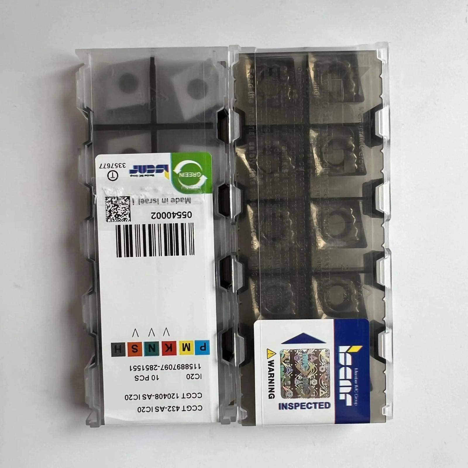 

ISCAR / CCGT120408-AS IC20 /Industrial indexable Carbide Inserts 10 PCS