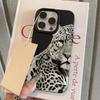 Schwarz-Weißes Leopardenmuster Weiche Handyhülle für iPhone 16 16e 15 14 13 12 X XS XR XSMAX 11 Pro Max Plus Stoßfeste Rückseite