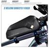 Black Bicycle Bag Waterproof Cycling Top Front Tube Frame Bag Magnetic Closure Locking System For MTB Road Bike