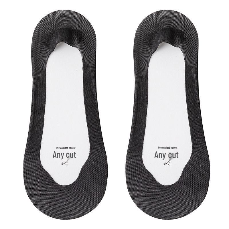 Women's Ultra-Thin Non-Slip Low-Cut Ice Silk Socks for Loafers