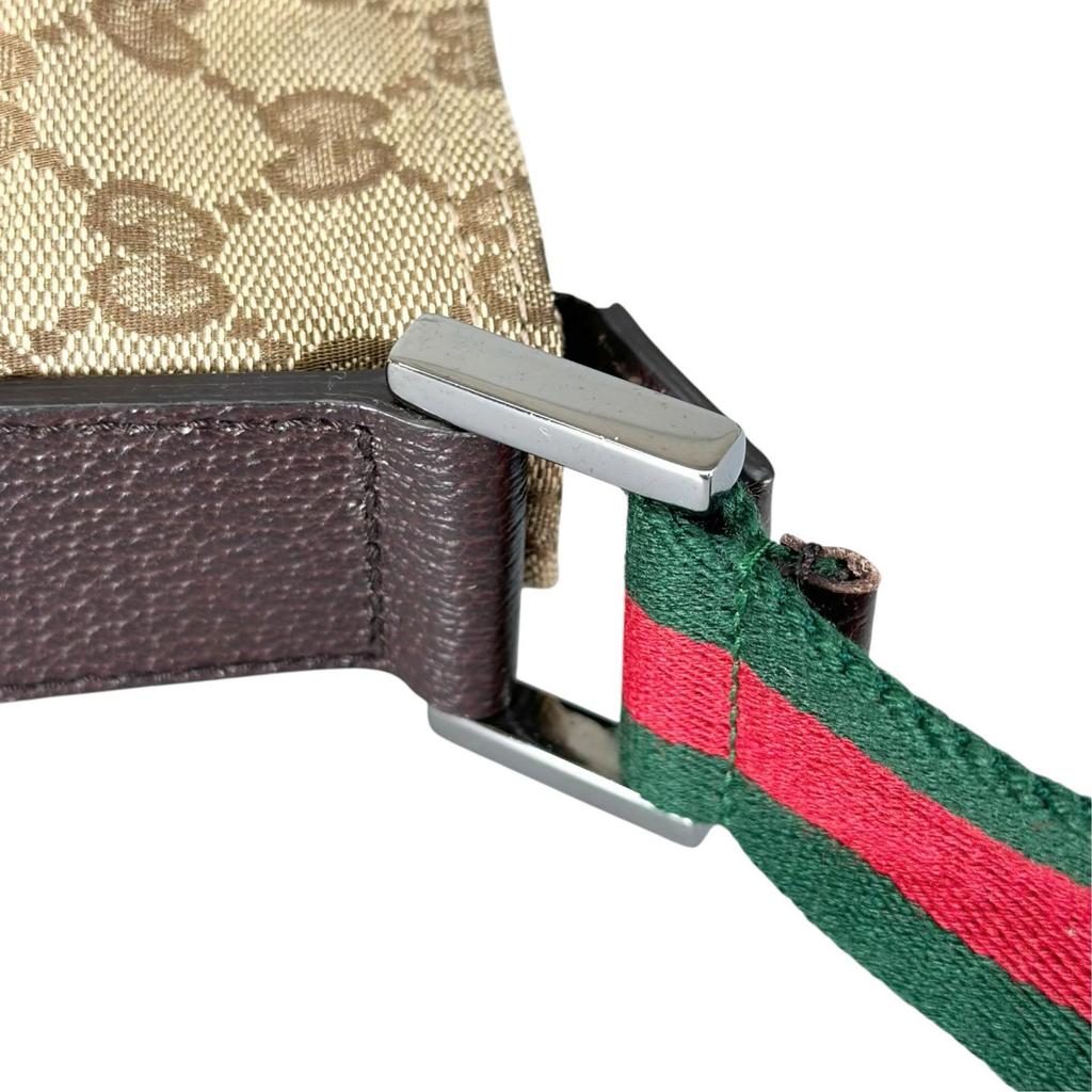 Gucci Sherry Line 189751 Tote Bag Beige Women Used