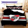 River Plate Pattern Bedding Set Quilt Cover Pillowcase Home Decor Gift (1 * Duvet Cover + 2 * Pillowcase, Without Core)
