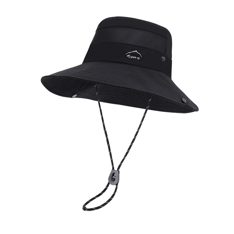 Summer Big Eaves Hat for Men and Women Mountaineering and Fishing Speed drying Waterproof Detachable Top Fisherman's Hat