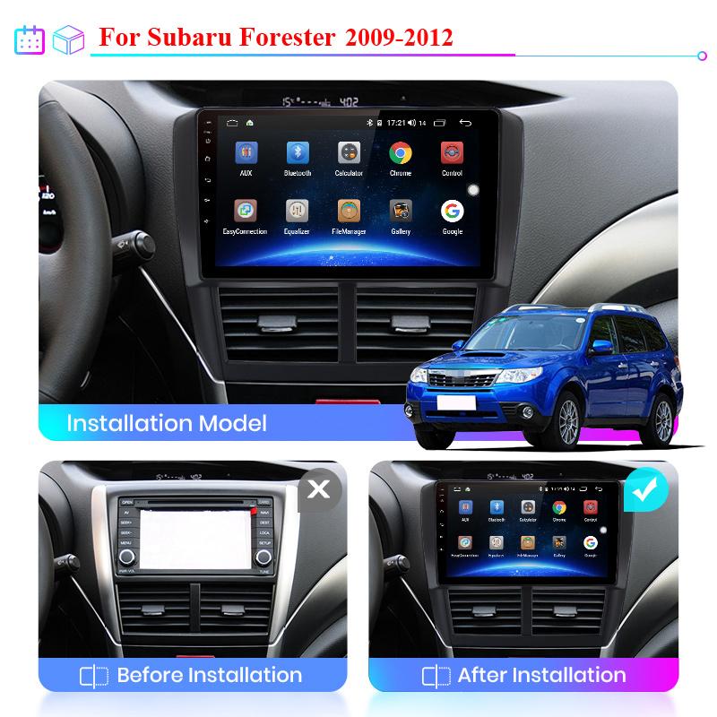 Android Car Radio For Subaru Forester III 2008-2012 Multimedia Player Head Unit Stereo GPS Navigation BT WIFI 1+16GB