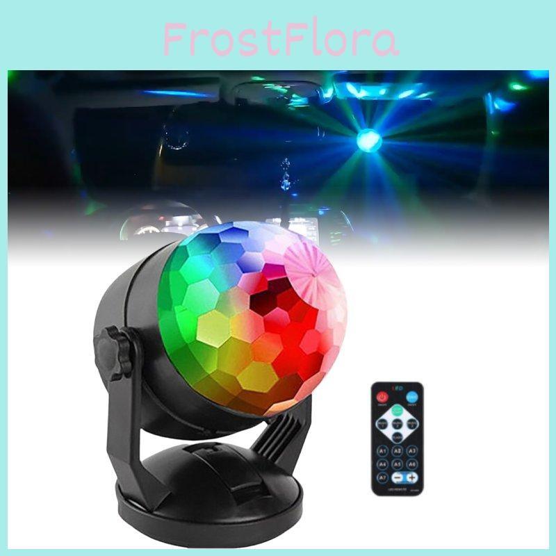 Mounted Vehicle Led Seven Color Spherical Rotate Projection Lamp Decoration Room