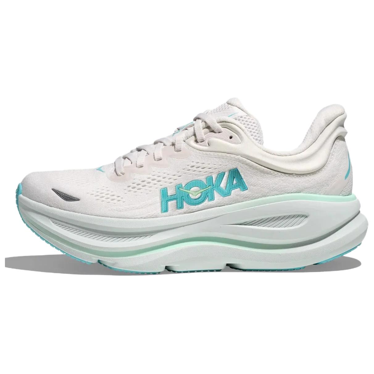 

HOKA Bondi 9 Морозный небесно-голубой Женские кроссовки Белый 1162012-FTCL 38