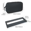 Guitar Effect Pedal Board Aluminum Alloy Pedalboard with Carrying Bag Portable Effects Stand Guitar Accessories