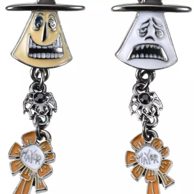 Disney Mayor's Swing Clip On Earrings Tim Burton The Nightmare Before Christmas