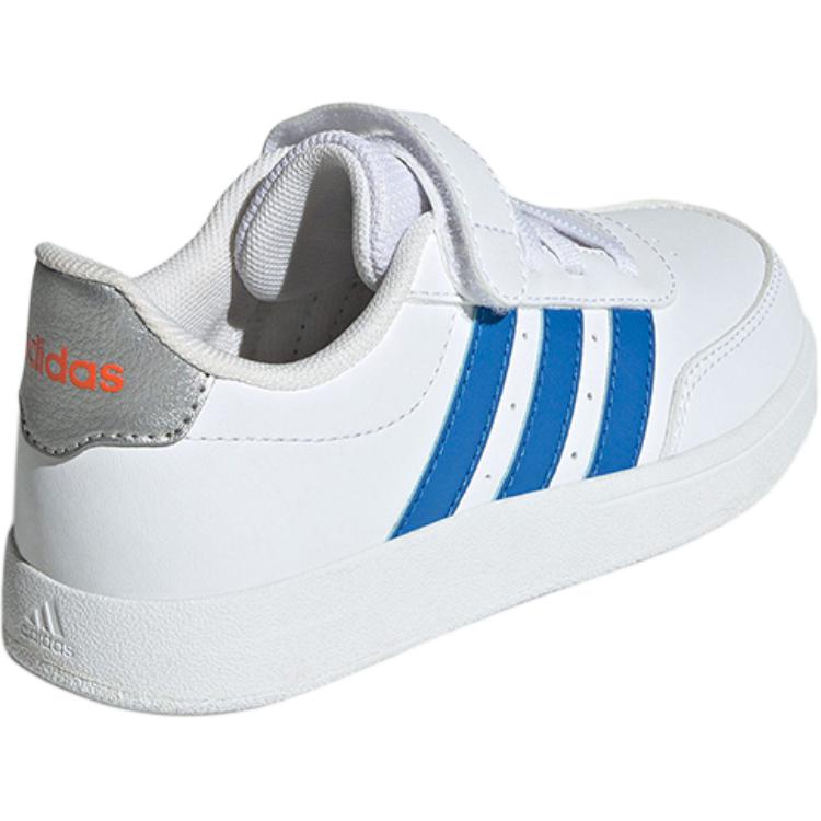 Adidas Breaknet 2.0 Comfortable Non-Slip Durable Low-Top Kids Skate Shoes Kids Sneaker White JI0963