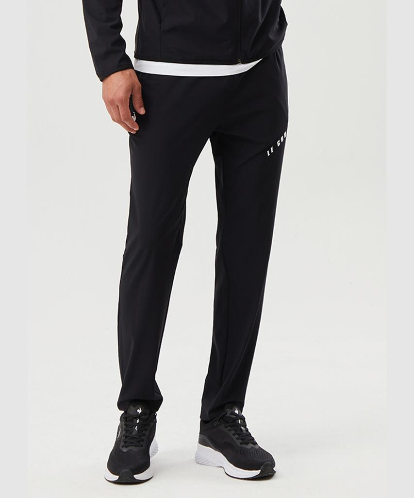 LECOQ Aga Unisex Lightweight Tricot Straight Pants Black (Qp223Gfp45) (B Type)