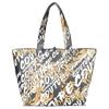 Versace Jeans Couture Logo Classic Print Polyester Tote Shoulder Bag Unisex bags Black White Yellow 73VA4BF9-ZS414-G89