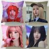 Popular Idol YUQI Cushion Cover Soft EasyWash Pillow Case Versatile for Couch Bed Travel and Office