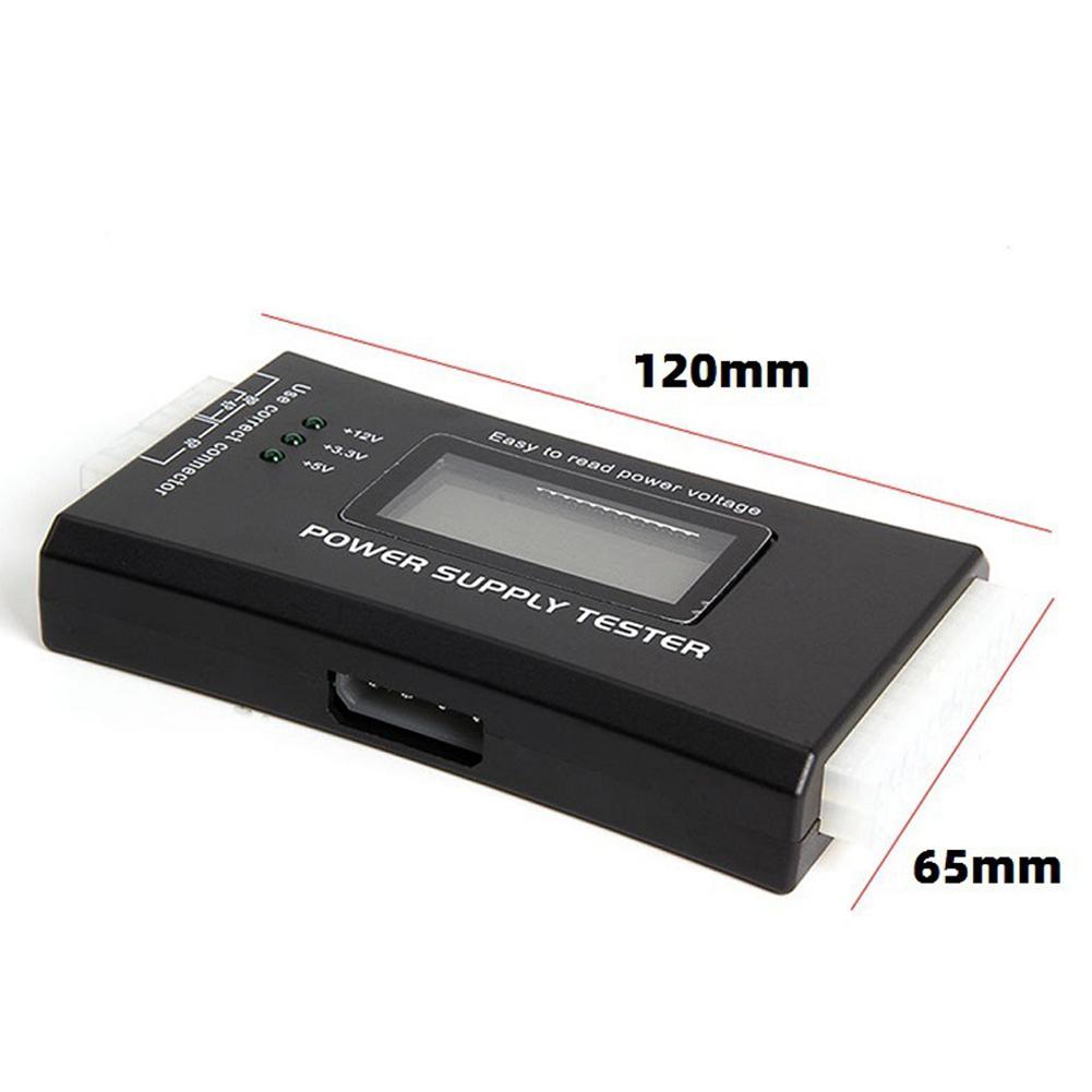 Portable ATX Power Detection Tool Computers Host Power Signal Tester LCD Display Chassis Power