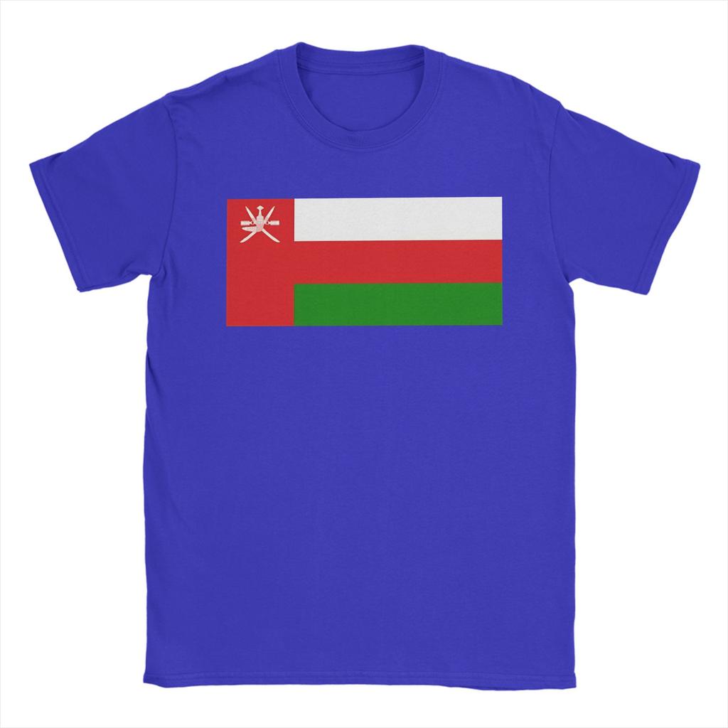 Oman Vlag Puur Katoen T-shirt Voor Mannen Zomer Klassiek T-shirts Ronde Hals Hip Hop T-shirts Oversized Dropshipping Tops