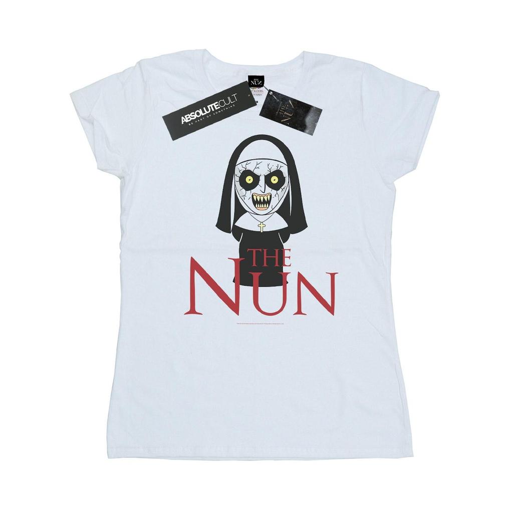 The Nun Womens/Ladies Chibi Scare Cotton T-Shirt