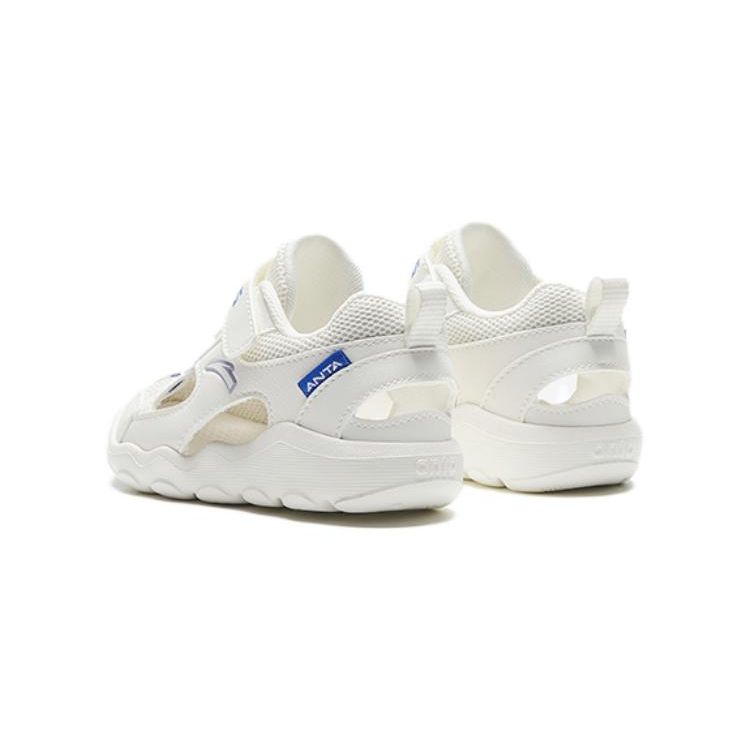 Anta Kids Wear-Resistant Rebound Low-Top Shoes Baby Shoes White Blue A312320067H-1