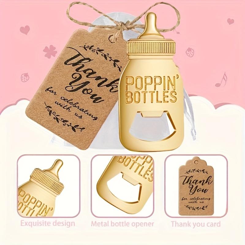 30pcs Bottle Opener with Mesh Bag,Twine,Thank You Card Ideal for Birthday Party Favors,Party Decorations,Keepsakes,Gifts for Guests,Bridal Showers