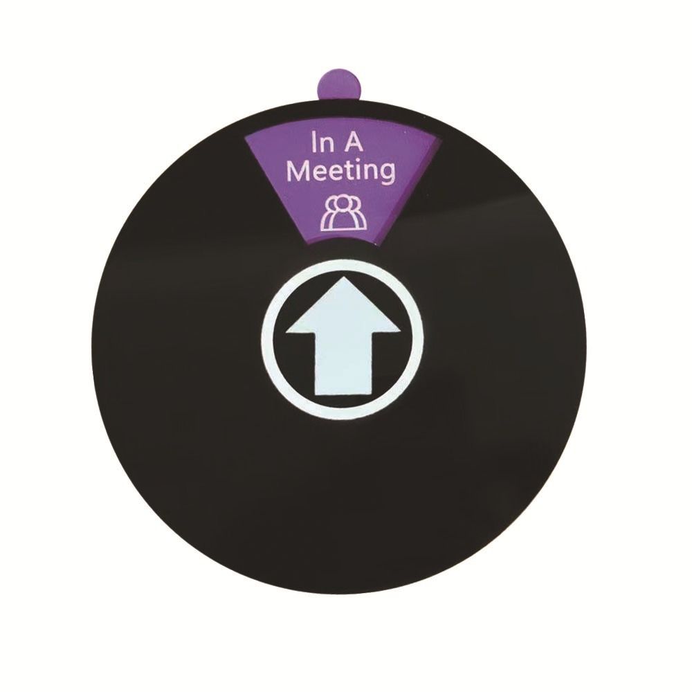 Acrylic Privacy Indicator 6 Statues Acrylic Slider Durable Office Door Status Sign  Office