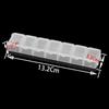 1Pcs 7 Slots Plastic Storage Box Display Container  for DIY Jewelry Beads Pills Screw Fishing Gear