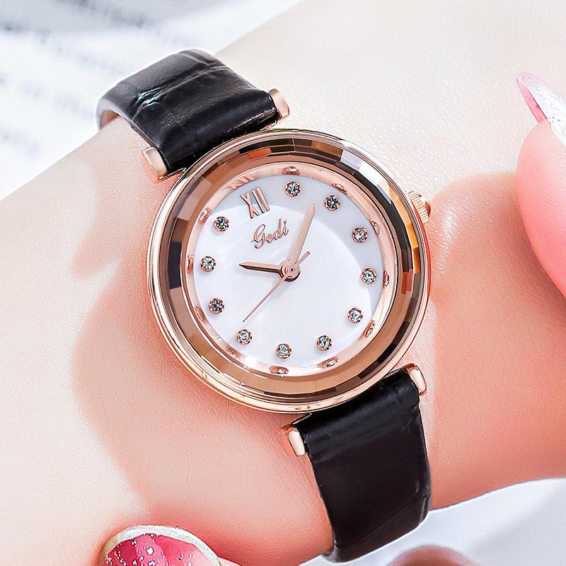 Retro Literary Girl Xiaoqing Versatile Watch Female Middle School Student Simple Trend