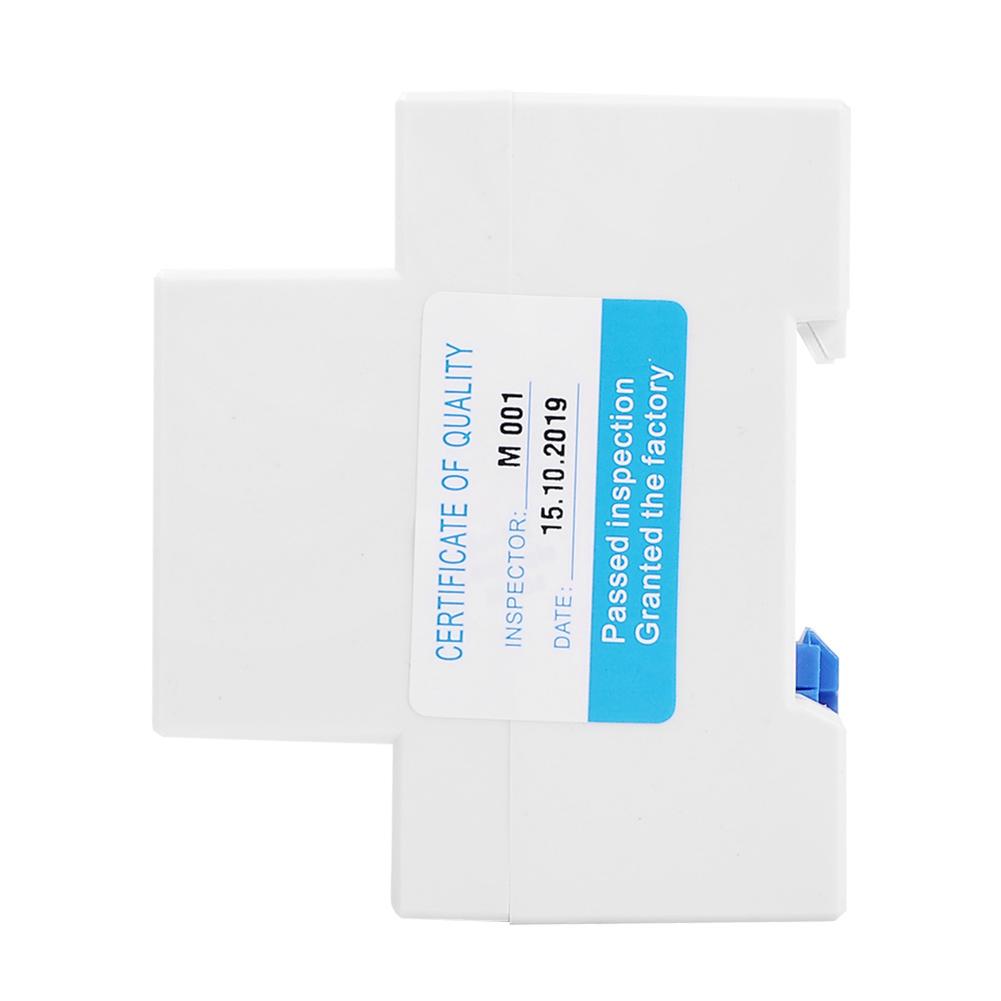 Single Phase Digital LCD Kwh Wattmeter Power Consumption Electric Din Rail