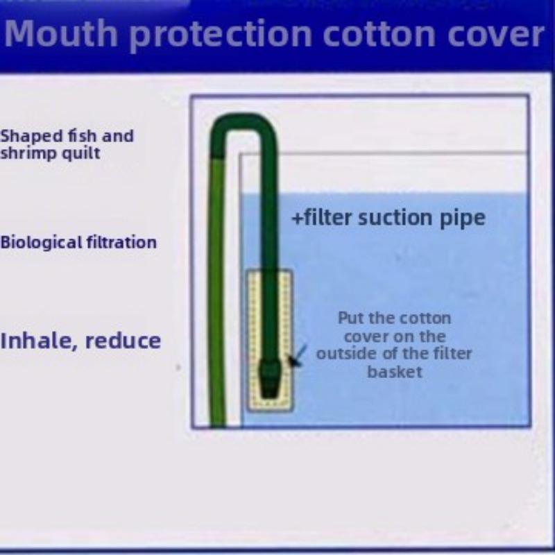 4 Pcs/8 Pcs Aquarium Biochemical Filter Sponge Fish Tank Inlet Water Pre-Filter Sponge Cartridge Replacement Filter