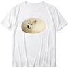 Funny Doge Bread Meme Graphic T-Shirt Normal Tops T Shirt for Woman Summer Cartoon T Shirts