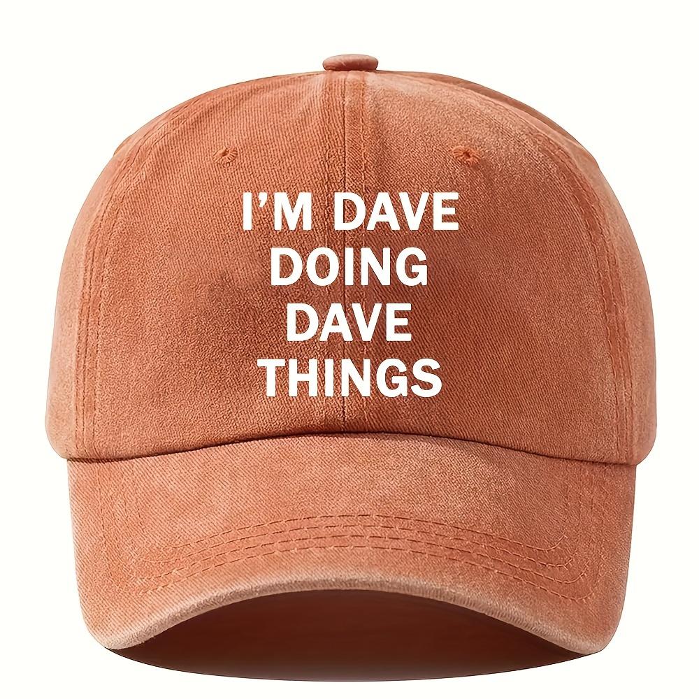 Funny Baseball Cap Men's Retro Washed Visor Hat for Outdoor Fashion