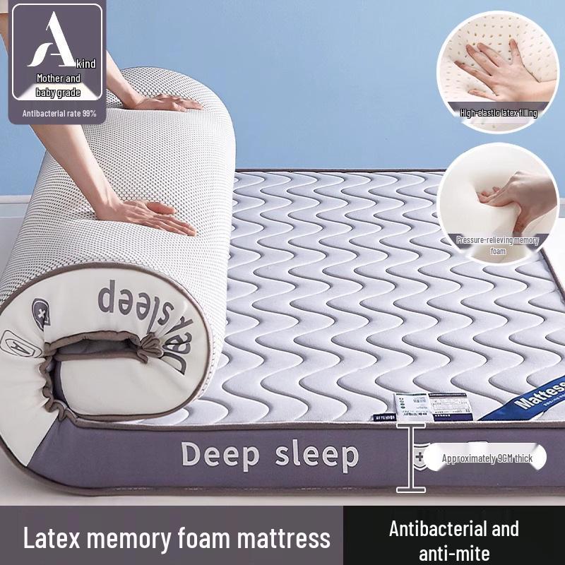 Latex Memory Foam Mattress Soft Pad for Home, Dorm, or Rental Use – Ideal for Single Tatami Beds