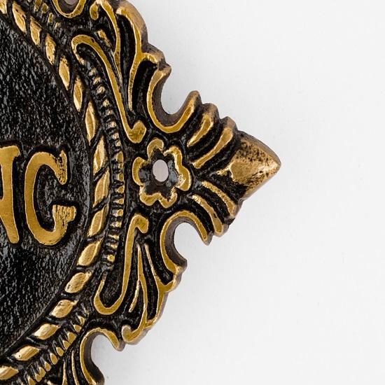 Rökförbudsskylt Elegant Metallvarningsskylt för Hem, Kontor eller Företagsbruk Snygg Dekorativ Skyltning Tydlig Gravyr