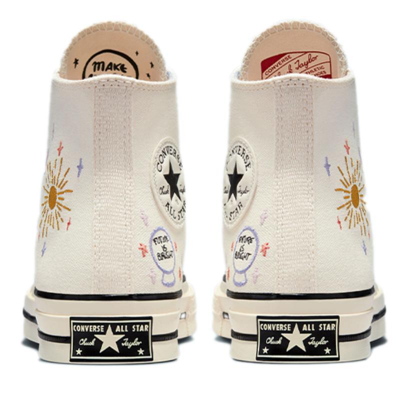 Converse 1970s Chuck Taylor All Star "Mystic World" High Top Canvas Shoes Women's Off-White