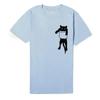 Solid Women Simple Cat Tshirt Loose Short Sleeve Casual Simple Pullover Tops