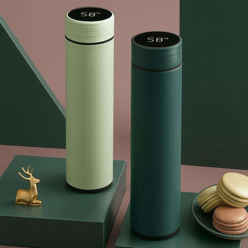 500ML High-Quality 316 Stainless Steel Smart Thermos Insulated Tea and Water Separation Cup for Men Women Best Christmas Gift