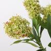 Single Wooden Hydrangea Fake Flower Interior Decoration Ornament Floral Arrangement, Wedding Simulation Snowball Flower