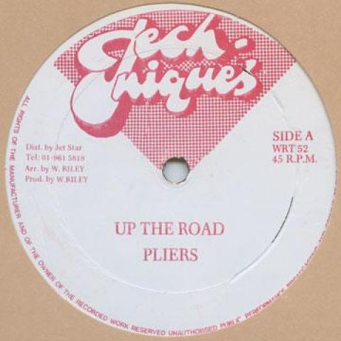 

12-дюймовая пластинка PLIERS - Up The Road WRT52 Techniques 1990 US Reggae, Ska & Dub